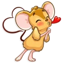 😘-Arno the Mouse, Telegram Sticker