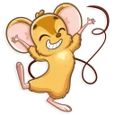 😄-Arno the Mouse, Telegram Sticker
