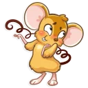 😊-Arno the Mouse, Telegram Sticker