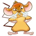😤-Arno the Mouse, Telegram Sticker