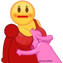 😌-MR EMOJI 3- @MochaStickers, Telegram Sticker