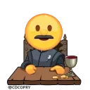 🌭-MR EMOJI 3- @MochaStickers, Telegram Sticker