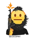 🔫-MR EMOJI 3- @MochaStickers, Telegram Sticker