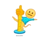 👍-MR EMOJI 2- @MochaStickers, Telegram Sticker