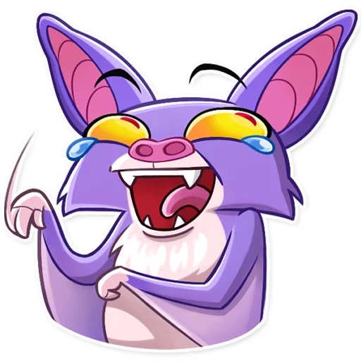 Mr. Bat, telegram sticker