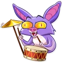 😃-Mr. Bat, Telegram Sticker