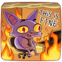 🔥-Mr. Bat, Telegram Sticker