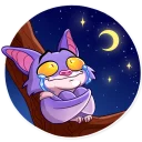 🌙-Mr. Bat, Telegram Sticker