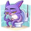 🚽-Mr. Bat, Telegram Sticker