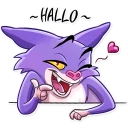 😘-Mr. Bat, Telegram Sticker