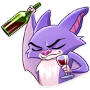 🍾-Mr. Bat, Telegram Sticker
