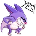 😁-Mr. Bat, Telegram Sticker
