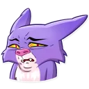 😣-Mr. Bat, Telegram Sticker
