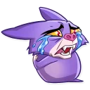😭-Mr. Bat, Telegram Sticker