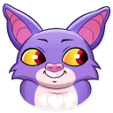 🌚-Mr. Bat, Telegram Sticker