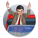🖕-Mr. Bean, Telegram Sticker
