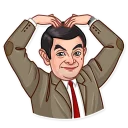 ❤️-Mr. Bean, Telegram Sticker