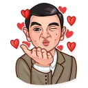 😘-Mr. Bean, Telegram Sticker