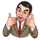 👍-Mr. Bean, Telegram Sticker