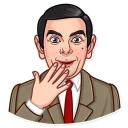 🤭-Mr. Bean, Telegram Sticker