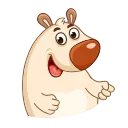 🕺-Mr. Bear, Telegram Sticker