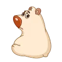 ☹️-Mr. Bear, Telegram Sticker
