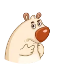 🤔-Mr. Bear, Telegram Sticker