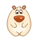 😔-Mr. Bear, Telegram Sticker