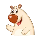 👋-Mr. Bear, Telegram Sticker