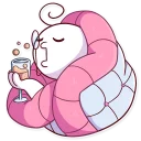 🍾-Mr. Blanket, Telegram Sticker