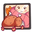 🍗-Mr. Blanket, Telegram Sticker