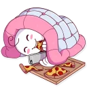 🍕-Mr. Blanket, Telegram Sticker