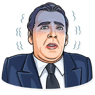 😨-Nicolas Cage, Telegram Sticker