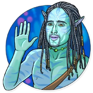 🖐-Nicolas Cage, Telegram Sticker