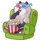 🍿-Cathbert, Telegram Sticker