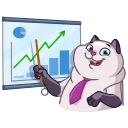 📊-Cathbert, Telegram Sticker