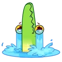 😭-Croco, Telegram Sticker