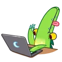 🤓-Croco, Telegram Sticker