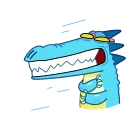 🥶-Croco, Telegram Sticker