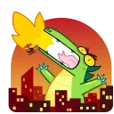 😡-Croco, Telegram Sticker