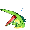 😂-Croco, Telegram Sticker