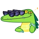 😎-Croco, Telegram Sticker