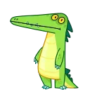 👋-Croco, Telegram Sticker