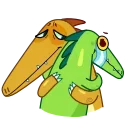 😭-Croco, Telegram Sticker