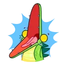 😨-Croco, Telegram Sticker