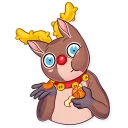 😋-Mr. Deer, Telegram Sticker