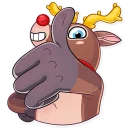 👍-Mr. Deer, Telegram Sticker