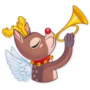 👼-Mr. Deer, Telegram Sticker