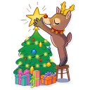 🎄-Mr. Deer, Telegram Sticker