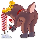 💥-Mr. Deer, Telegram Sticker